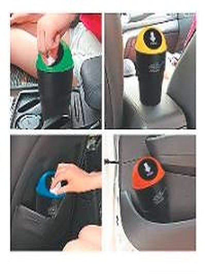 أيونيكس سلة مهملات السيارة من IONIX - سلة مهملات صغيرة قابلة للطي للسيارة والمنزل - سلة مهملات متعددة الاستخدامات للمطبخ والطاولة - عبوة من 4 قطع (قد يختلف لون الغطاء) - Image 3